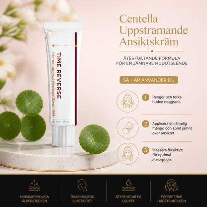 Centella Uppstramande Ansiktskräm – Återfuktande Formula För En Jämnare Hudutseende