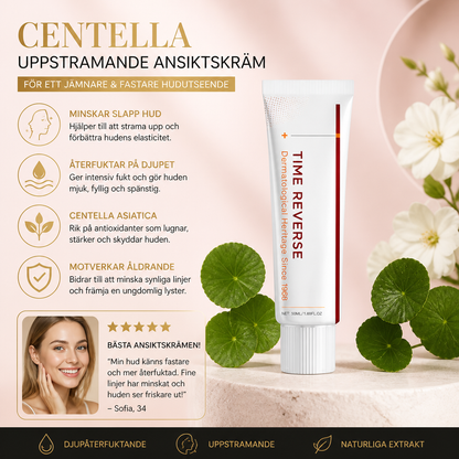 Centella Uppstramande Ansiktskräm – Återfuktande Formula För En Jämnare Hudutseende