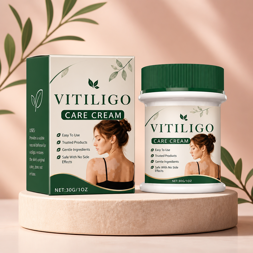 Vitiligo Vårdkräm – Närande Hudvårdsformula För Ojämnt Hudutseende