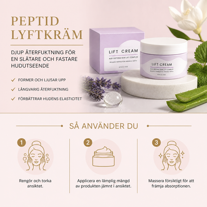 Peptid Lyftkräm – Djup Återfuktning För En Slätare Och Fastare Hudutseende