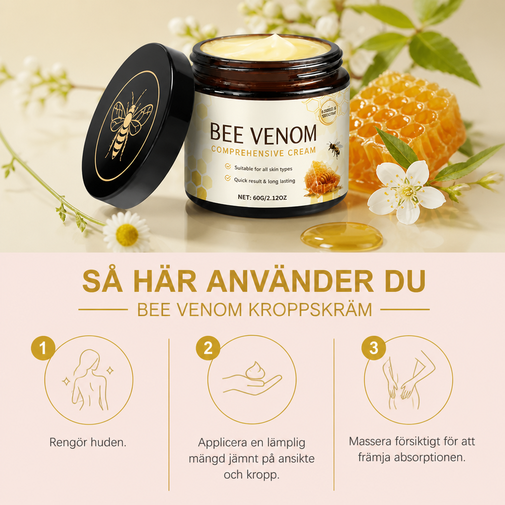 Bikgift & Honung Kroppskräm – För Mjuk, Slät Och Återfuktad Hud
