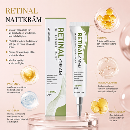 Retinal Nattkräm – Jämnar Ut & Återfuktar För En Fastare Hudutseende