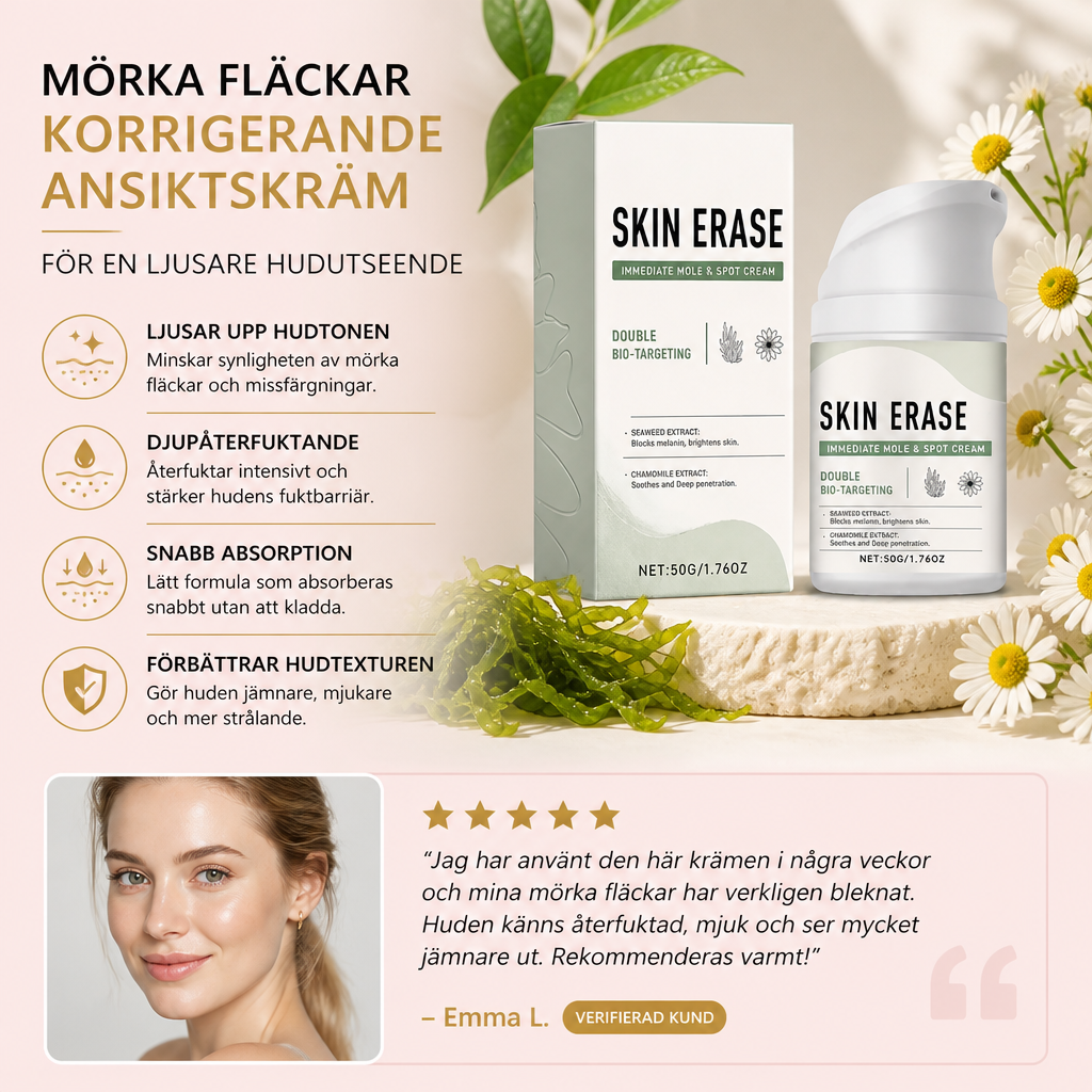 Mörka Fläckar Korrigerande Ansiktskräm – Återfuktande Formula För En Ljusare Hudutseende
