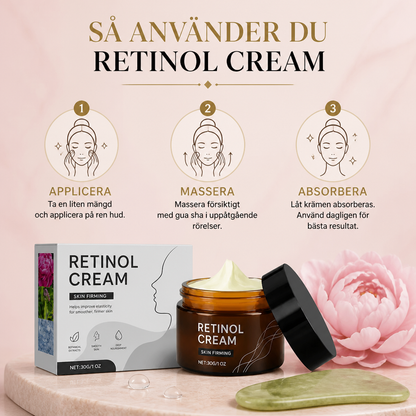 Kollagen Retinol Gua Sha Kräm – Uppstramande Fukt För En Slätare Hudutseende