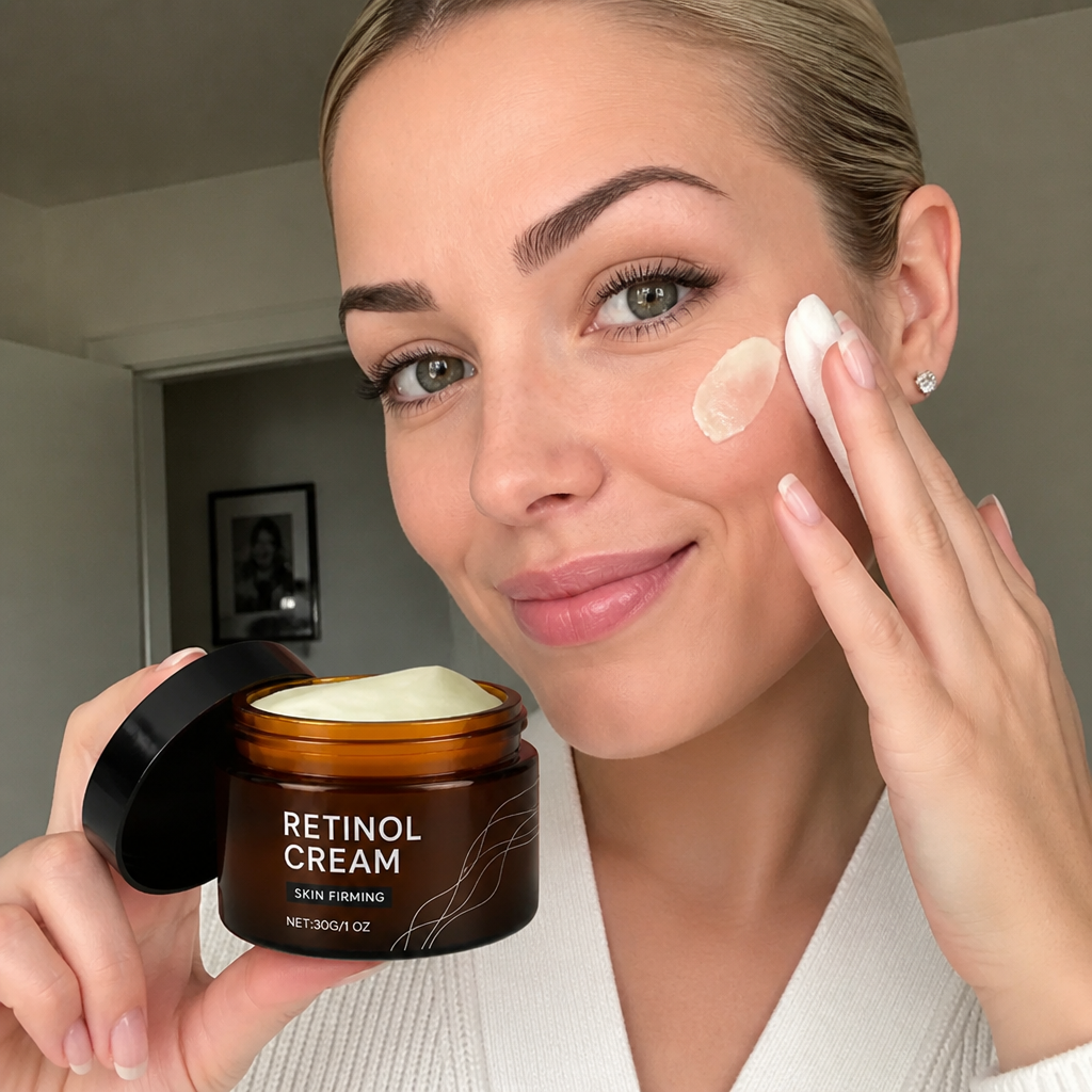 Kollagen Retinol Gua Sha Kräm – Uppstramande Fukt För En Slätare Hudutseende