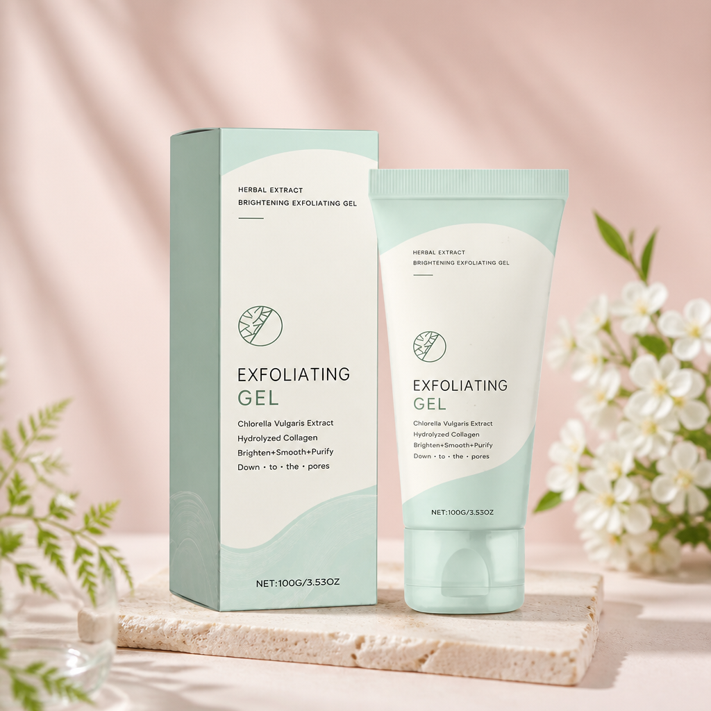 Kollagen Exfolierande Gel – Skonsam Förnyelse För Slät Och Strålande Hud