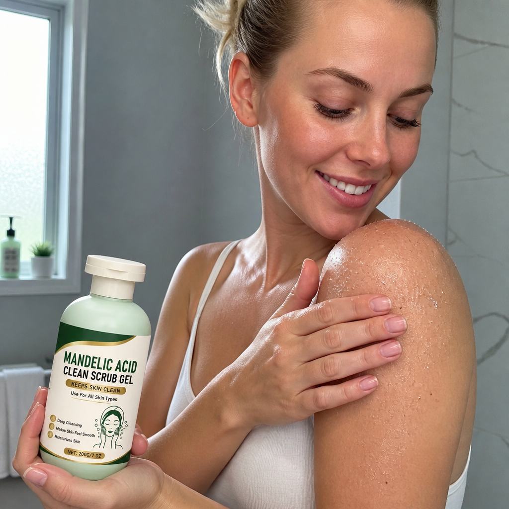 Mandelic Acid Skrubbgel – Skonsam Exfoliering För Mjuk Och Slät Hud