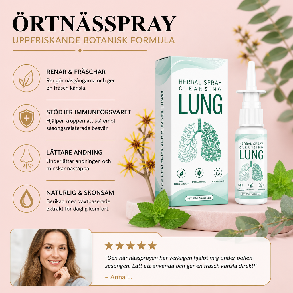 Örtnässpray – Uppfriskande Botanisk Formula För Daglig Komfort