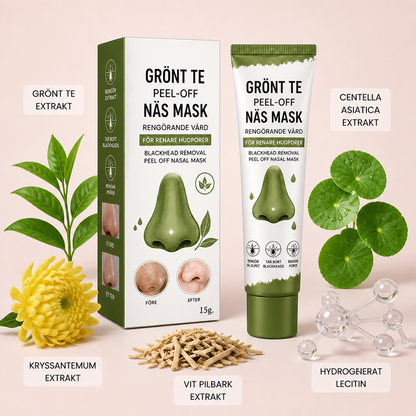 Grönt Te Peel-Off Näs Mask – Rengörande Vård För Renare Hudporer