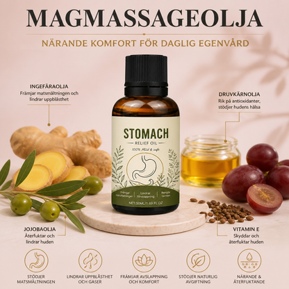 Botanisk Magmassageolja – Närande Komfort För Daglig Egenvård