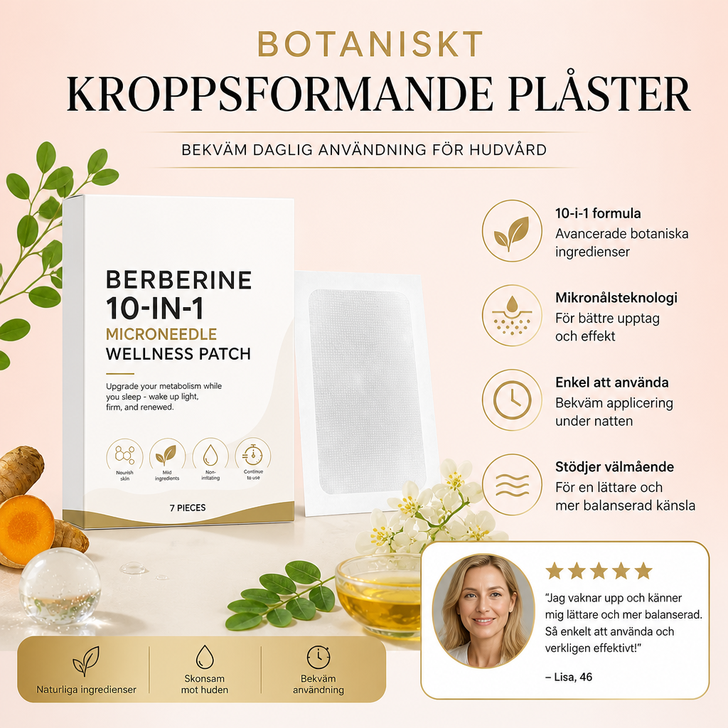 Botaniskt Kroppsformande Plåster – Bekväm Daglig Användning För Hudvård