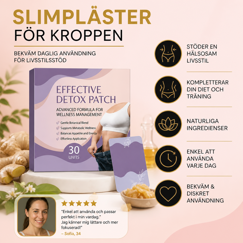 Slimplåster För Kroppen – Bekväm Daglig Användning För Livsstilsstöd
