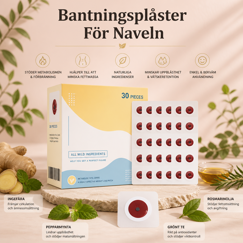Bantningsplåster För Naveln – Bekväm Daglig Användning För Välmåendestöd