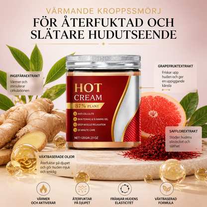 Värmande Kroppsmassagekräm För Återfuktad Och Slätare Hudutseende
