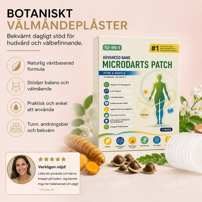 Botaniskt Välmåndeplåster – Bekvämt Dagligt Stöd För Hudvård