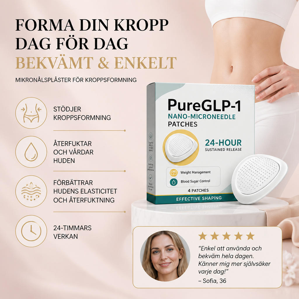 Mikronålsplåster För Kroppsformning – Bekvämt Dagligt Stöd För Hudvård