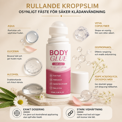 Rullande Kroppslim – Osynligt Fäste För Säker Klädanvändning