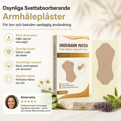 Osynliga Svettabsorberande Armhåleplåster För Torr Och Bekväm Vardaglig Användning