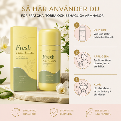 Långvarigt Deodorantstift För Fräscha, Torra Och Behagliga Armhålor