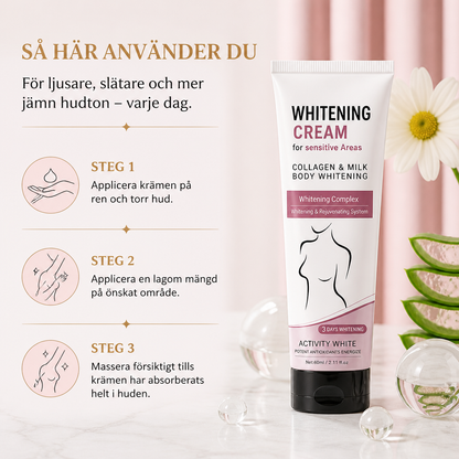 Ljusgörande Armhålekräm – Återfuktande Vård För Slätare Hudutseende Med Jämnare Ton
