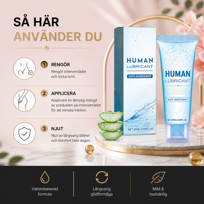 Återfuktande Personligt Glidmedel – Smidig Komfort Med Aloe Vera-Vård