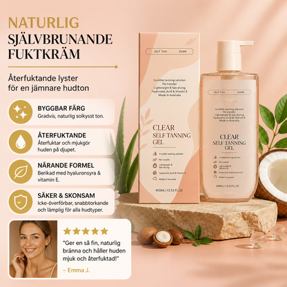 Naturlig Självbrunande Fuktkräm – Återfuktande Lyster För En Jämnare Hudton
