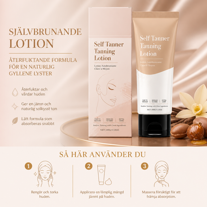 Självbrunande Lotion – Återfuktande Formula För En Naturlig Gyllene Lyster