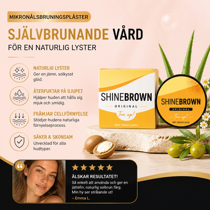 Slät Bronzfärgad Självbrunare – Återfuktande Kroppslotion Med Lyster