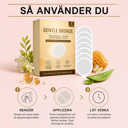 Mikronålsbruningsplåster – Naturlig Bronsfärgad Lyster Med Återfuktande Vård