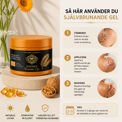 Självbrunande Gel – Naturlig Lyster Med Återfuktande Formula