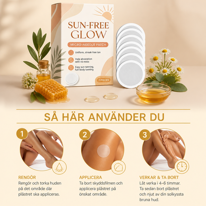 Mikronålsplåster För Självbruning – Naturlig Bronsfärgad Lyster Med Återfuktning