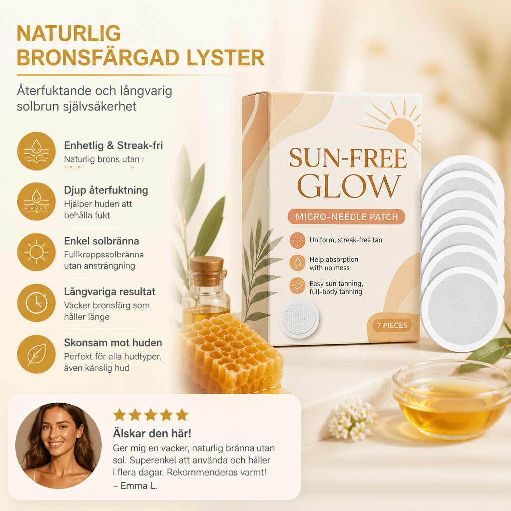 Mikronålsplåster För Självbruning – Naturlig Bronsfärgad Lyster Med Återfuktning