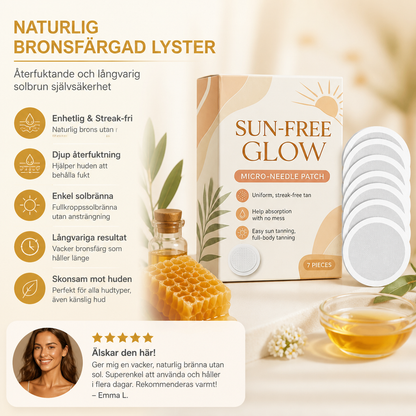 Mikronålsplåster För Självbruning – Naturlig Bronsfärgad Lyster Med Återfuktning