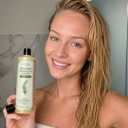 Keratin Stärkande Schampo – Närande Formula För Ett Fylligare Hårutseende