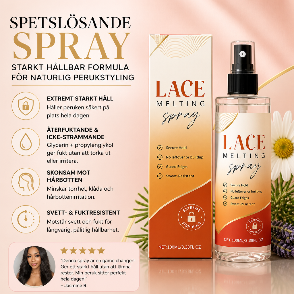 Spetslösande Spray – Starkt Hållbar Formula För Naturlig Perukstyling