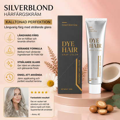 Silverblond Hårfärgskräm – Långvarig Kalltonad Färgbehandling