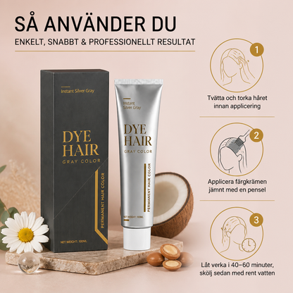 Silverblond Hårfärgskräm – Långvarig Kalltonad Färgbehandling