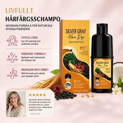 Livfullt Hårfärgsschampo – Skonsam Formula För Naturliga Nyansutseenden