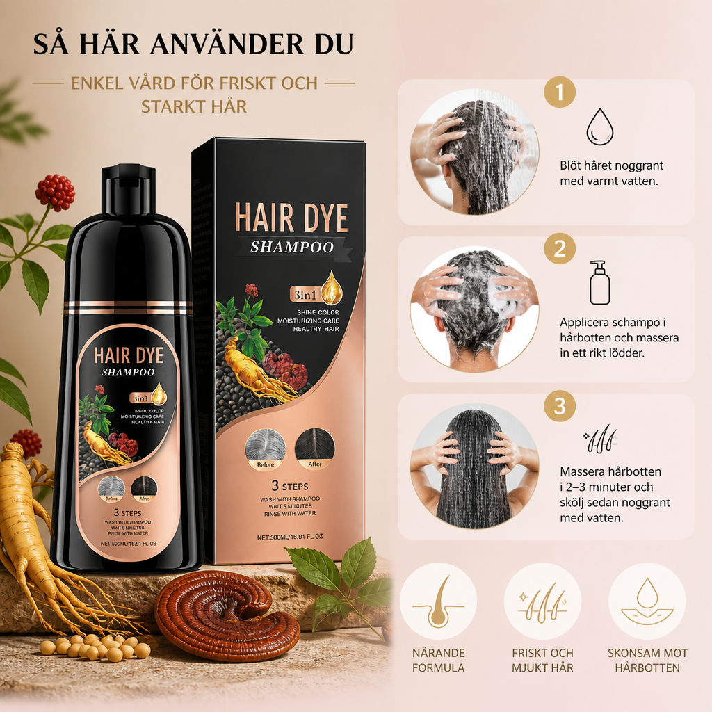 Botaniskt Hårbottenvårdsschampo – Närande Formula För Mjukt Och Friskt Hårutseende