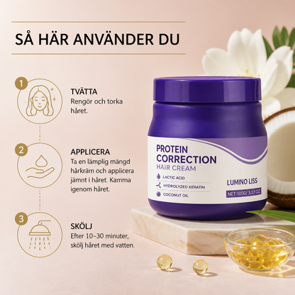 Keratin Hårutjämningskräm – Vårdande Formula För Ett Slätare Hårutseende