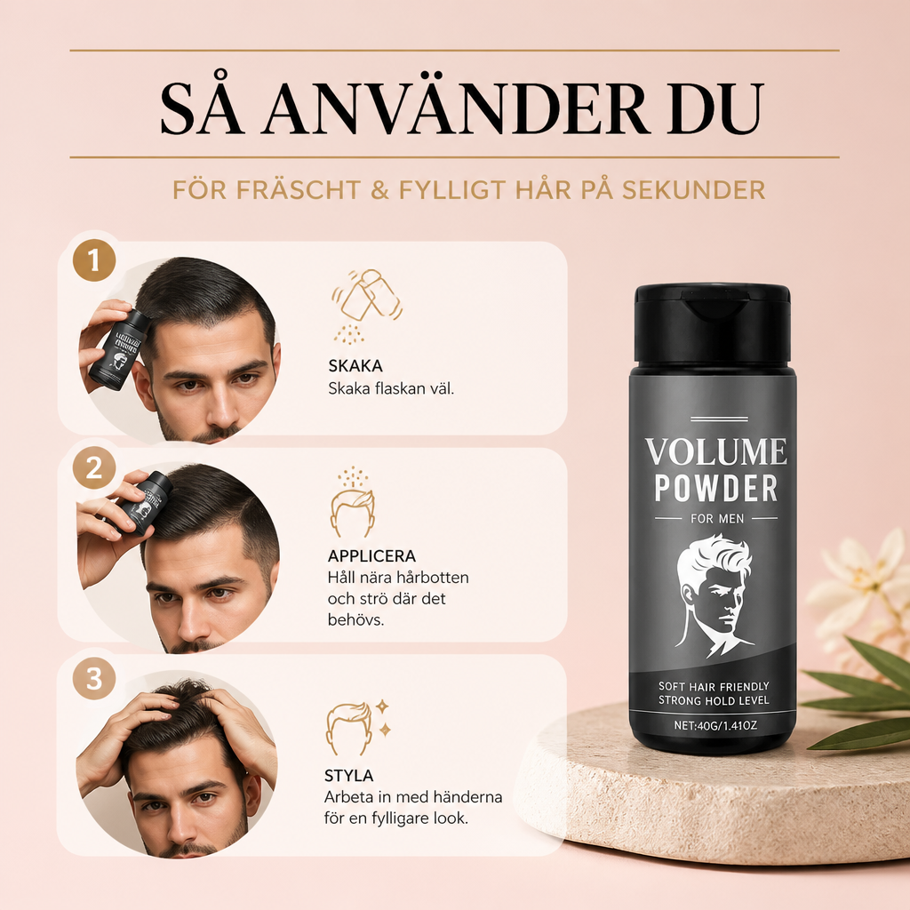 Oljeabsorberande Hårpuder – Lätt Formula För Fräscht Och Fylligt Hårutseende