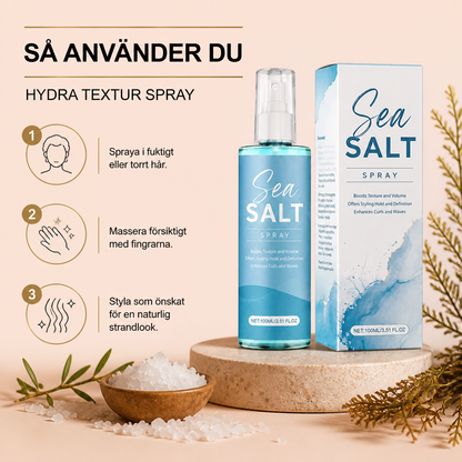Havssalt Hårspray – Texturiserande Formula För Naturlig Volym Och Styling