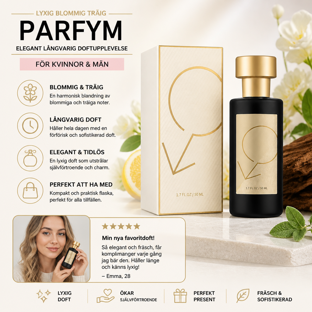 Lyxig Blommig Träig Parfym – Elegant Långvarig Doftupplevelse