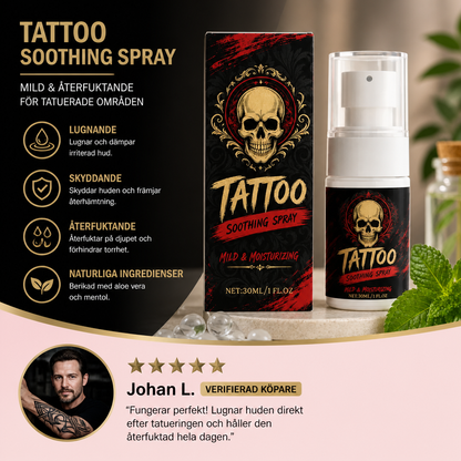Tatueringslugnande Spray – Skonsam Vårdformula För Tatuerad Hud