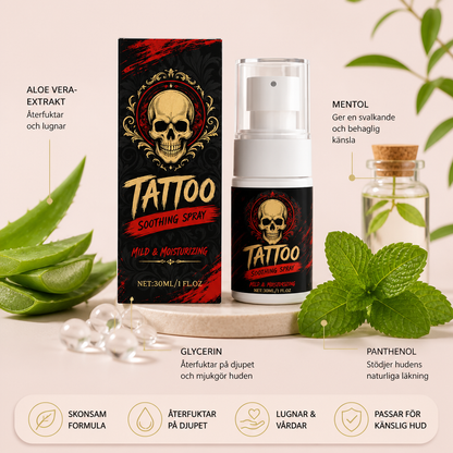 Tatueringslugnande Spray – Skonsam Vårdformula För Tatuerad Hud