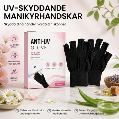 UV-skyddande Manikyrhandskar – Flexibla Fingerskydd För Nagelvård