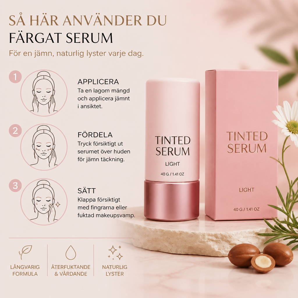 Färgat Serum – Lätt Täckning För En Jämn Naturlig Lyster
