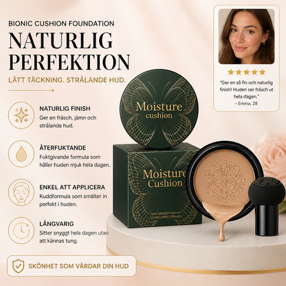 Bionic Cushion Foundation – Lätt Täckning Med Naturlig Finish