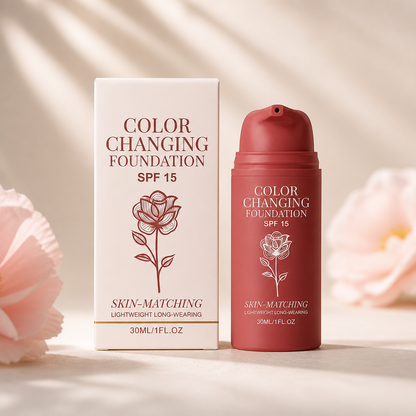 Färganpassande Foundation – Lätt Täckning Med Naturlig Finish