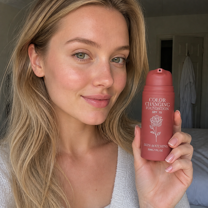 Färganpassande Foundation – Lätt Täckning Med Naturlig Finish